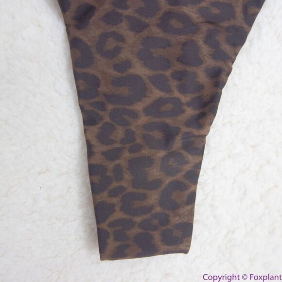 NEW Acacia Mateo bikini bottom leopard animal print brown,‎ L - Picture 9 of 14